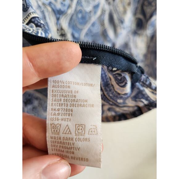 Y2k Tommy Hilfiger Suede Paisley Tank Top LG - Picture 8 of 9